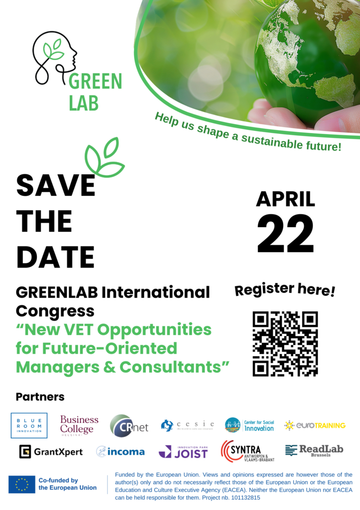 save the date greenlab congress